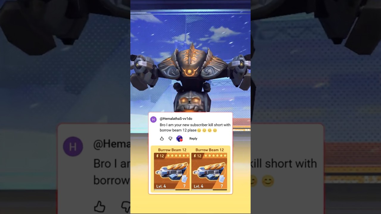 Killshot + Burrow Beam 12&hellip; Something Feels Off | Mech Arena #shorts