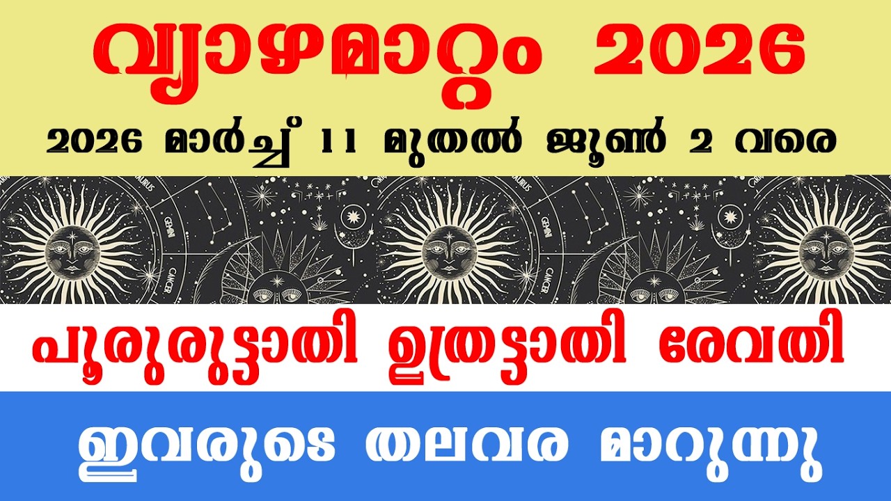 വ്യാഴത്തിന്‍റെ ചലന മാറ്റം ; മീനക്കൂറുകാരുടെ ജീവിതം മാറുന്നു