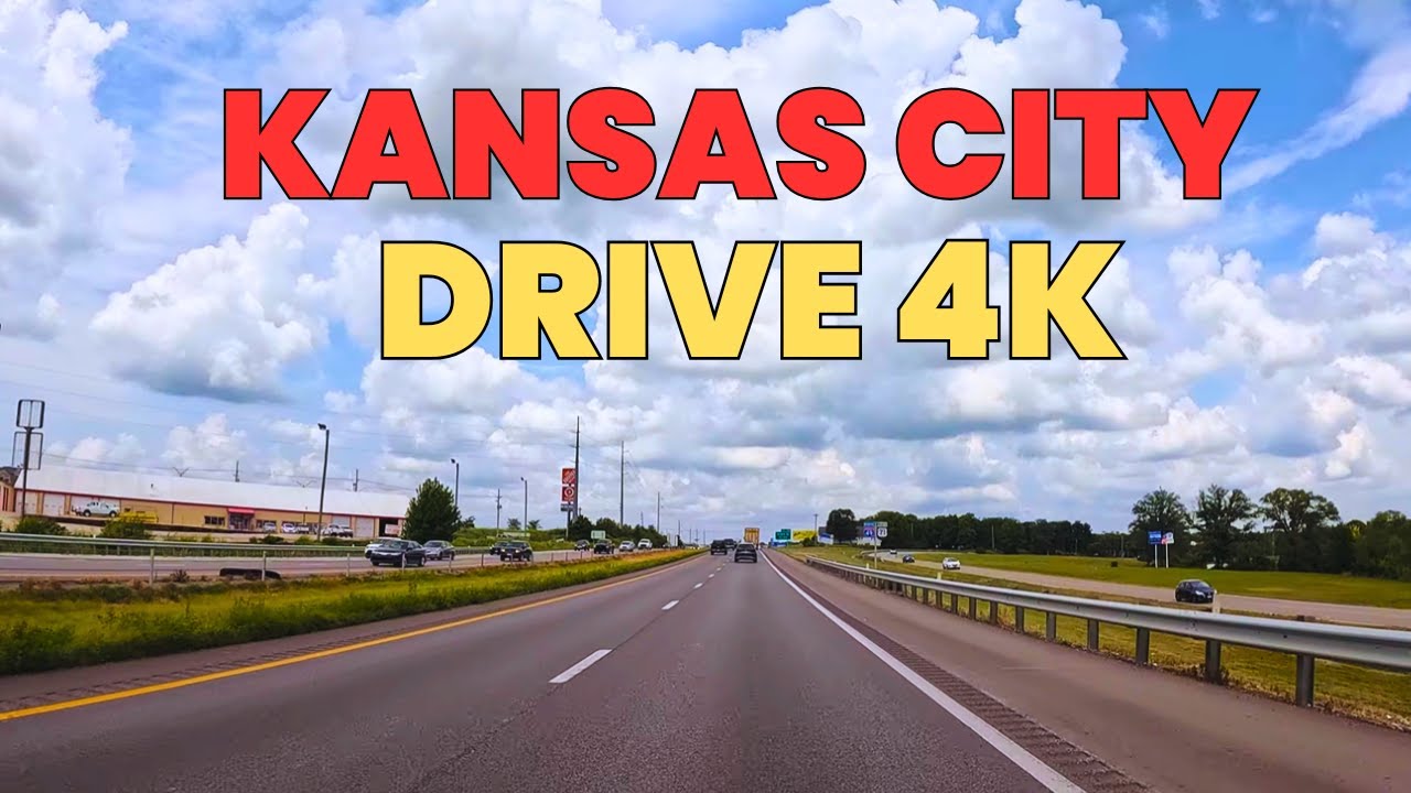 4K Highway Driving Tour | Kansas City Roads: I-49 & I-470 Drive | Missouri, USA | 2025