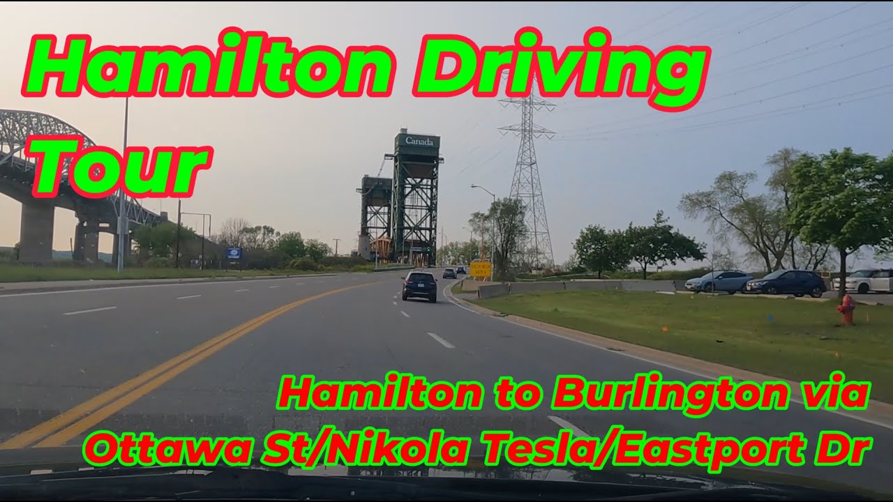 Relaxing ASMR Driving Tour – Ottawa Street to the Burlington Canal Lift Bridge | Hamilton, Ontario
