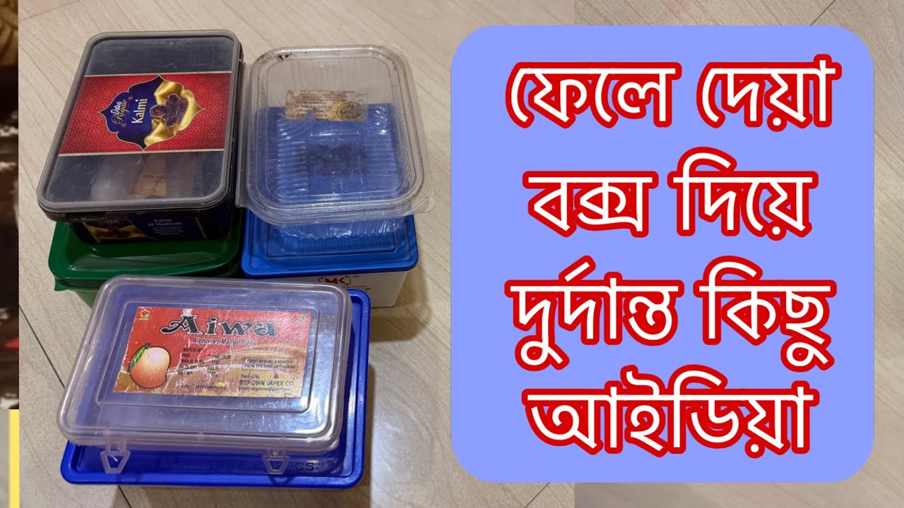 ঘরের কোণে পড়ে থাকা বক্স দিয়ে তৈরি করে নাও দুর্দান্ত কিছু আইডিয়া// Reuse Idea 