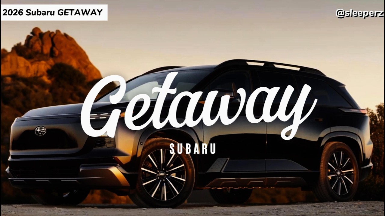 Subaru's Most Spacious Electric Vehicle Ever Made and 7-Seater SUV | 2027 Subaru Getaway