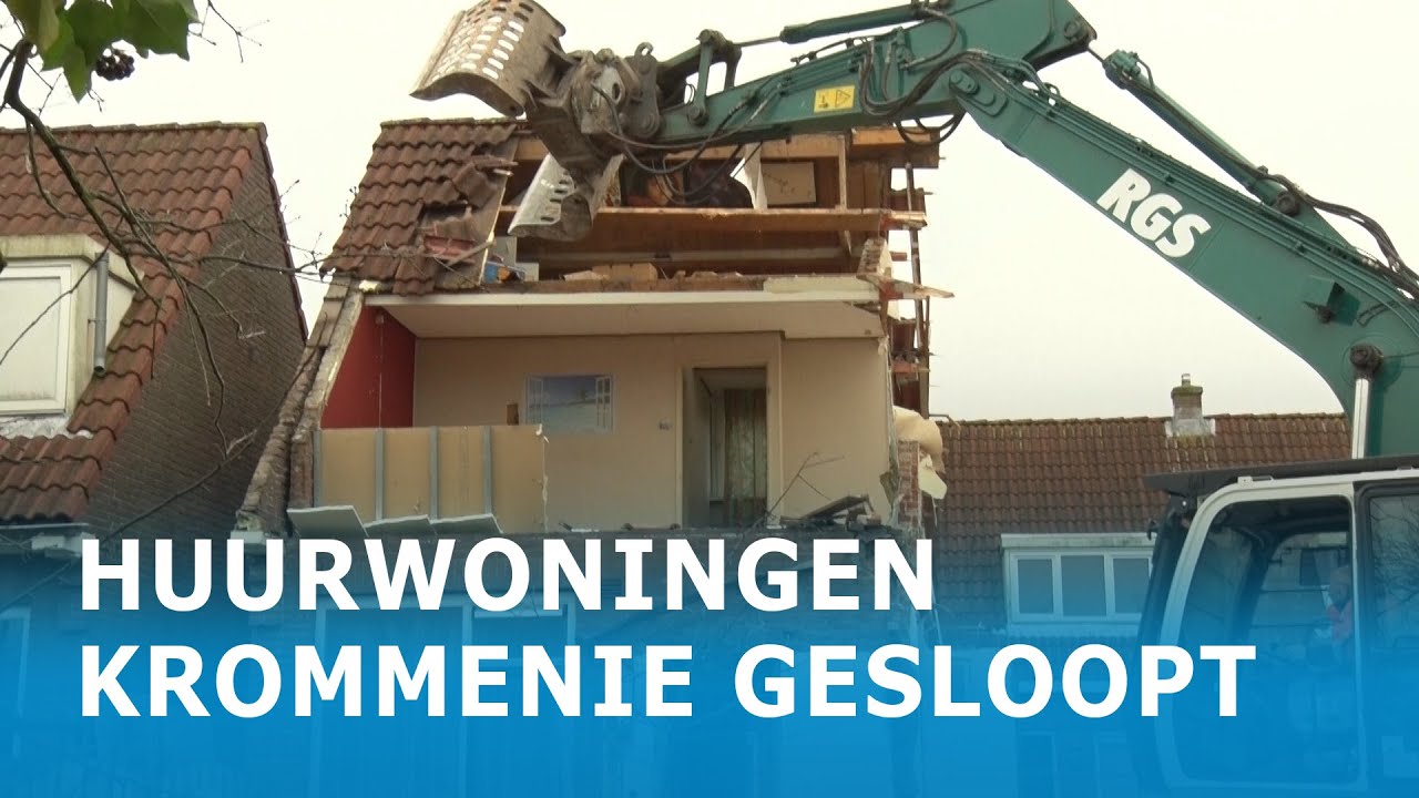 Huurwoningen Krommenie gesloopt