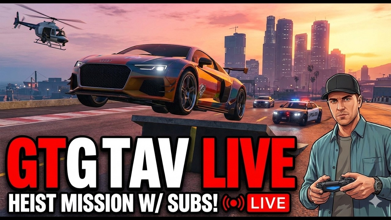 Can I Survive 5 Star Wanted Level? 🚔 | GTA 5 Live Part-1