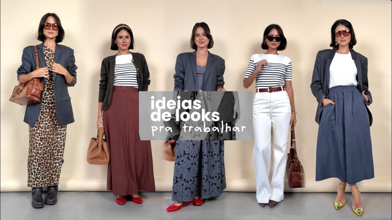 7 Looks Para Trabalhar Com Estilo - Ideias Reais e Fashionistas! I Viih Rocha