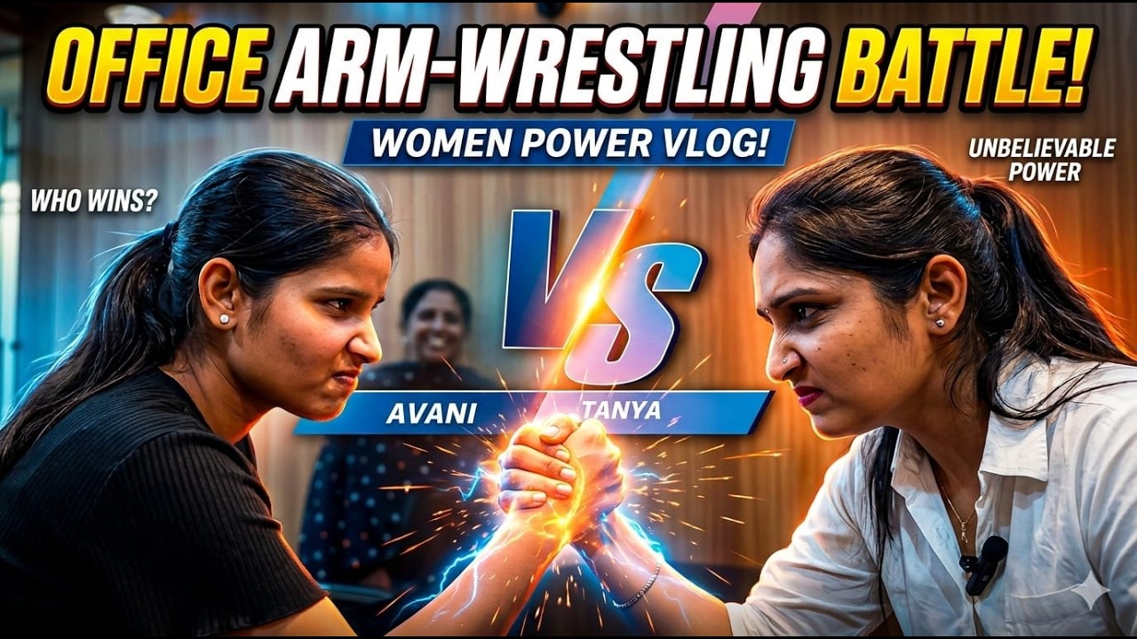 Office Arm-Wrestling Showdown 💪 Women Power Ka Final Battle!
