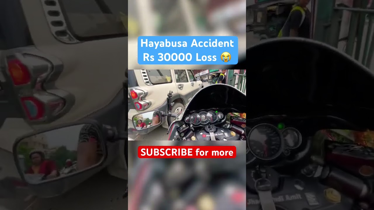 Hayabusa Accident #shorts #hayabusa