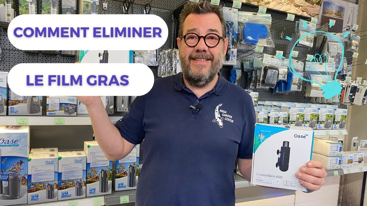 Comment lutter contre le film gras dans votre aquarium ? Avec le CrystalSkim d'Oase