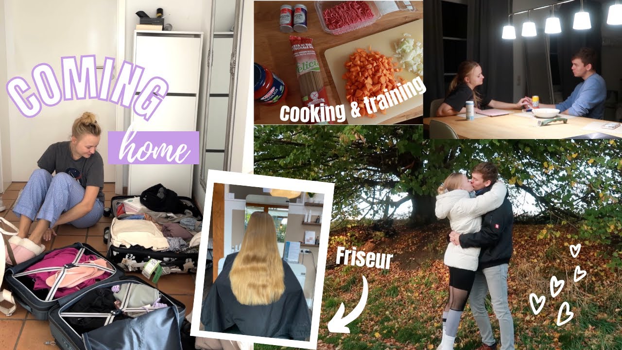 COMING HOME ROUTINE: Koffer auspacken & Wäsche, Arbeits-Alltag, Couple Time, Training & Haul :))