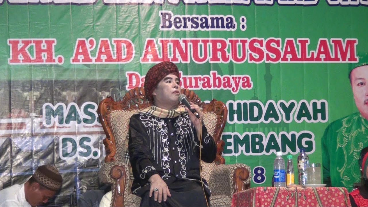 pengajian super lucu di jamin ketawa kyai  a'ad surabaya live ngadem rembang 2018 b