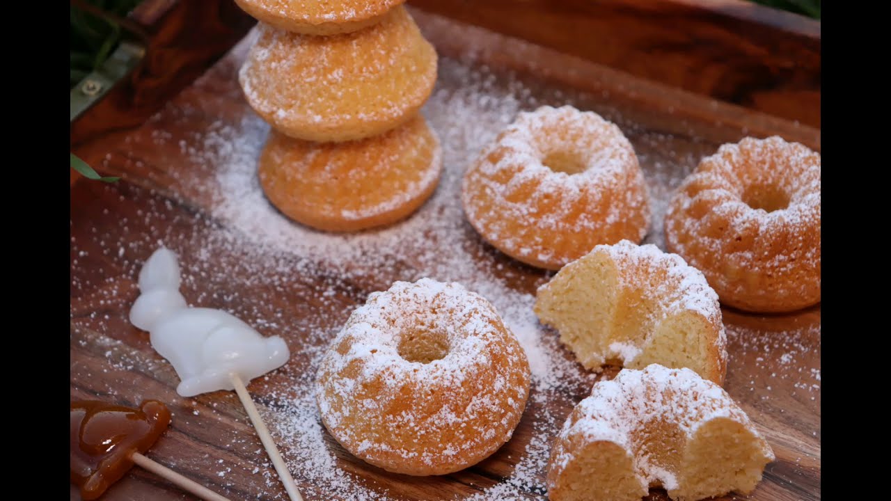 Mini - Eierlikör - Gugelhupfe. Klein, fein und köstlich! / Mini Egg Liqueur Gugls Recipe