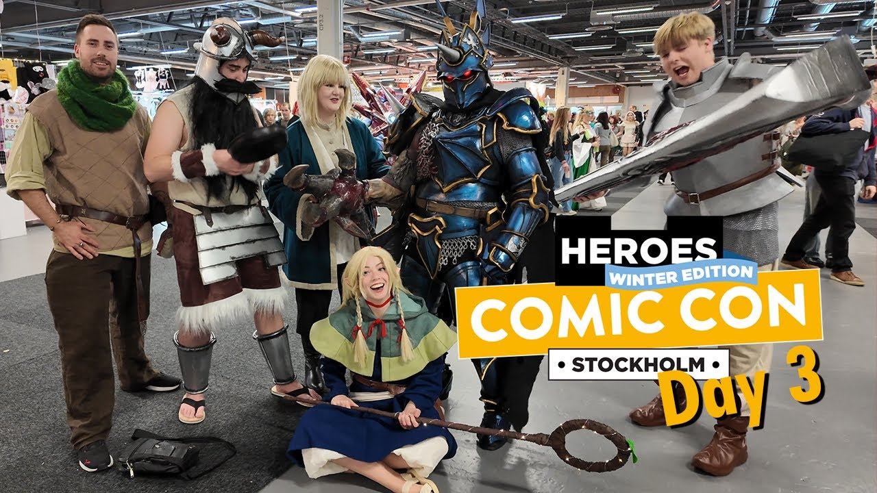 EVERYTHING at Comic Con Stockholm 2024 | Day 3 - Sunday