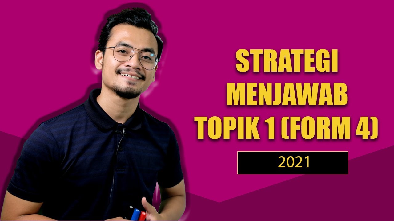 FUNGSI & PERSAMAAN KUADRATIK - FORM 4 (BAB 1 - 2021) - STRATEGI MENJAWAB