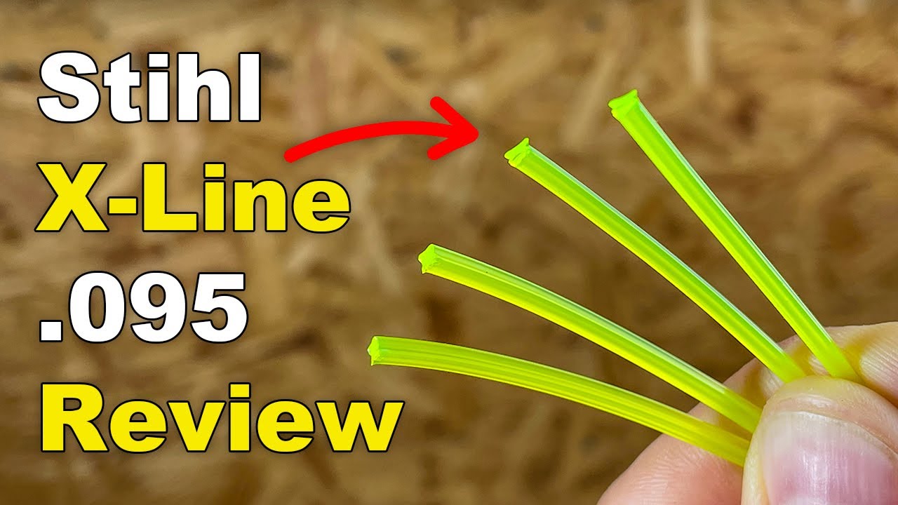Stihl Bright Yellow .095 Trimmer X-Line REVIEW And FIRST USE!!
