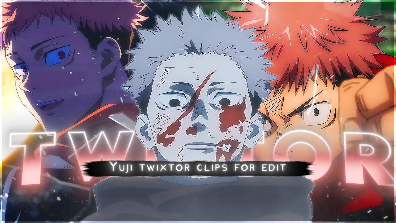 Yuji Itadori Twixtor 4K | Jujutsu Kaisen Clips | Twixtor Pack