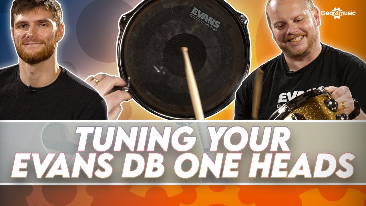 Evans DB One heads нужно настроить? | Барабаны Gear4music