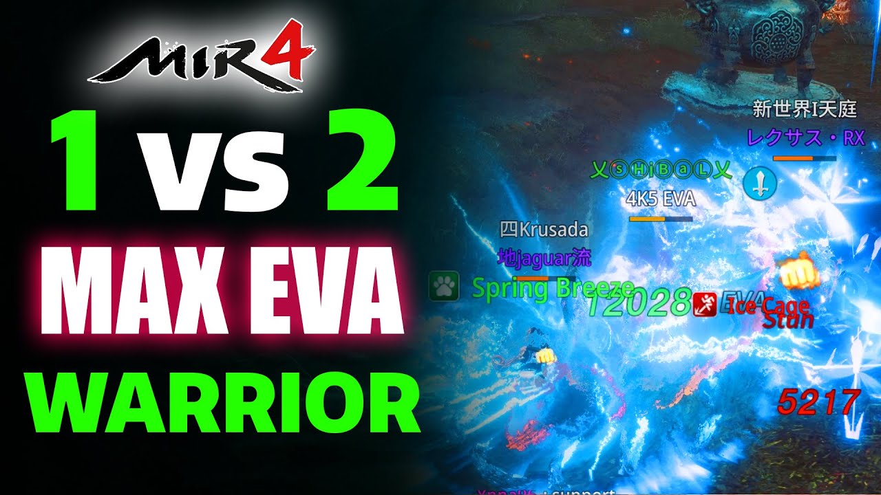 MIR4 PvP: 1 vs 2 – EVA Warrior vs CRIT Arbalist & Lionheart Support!