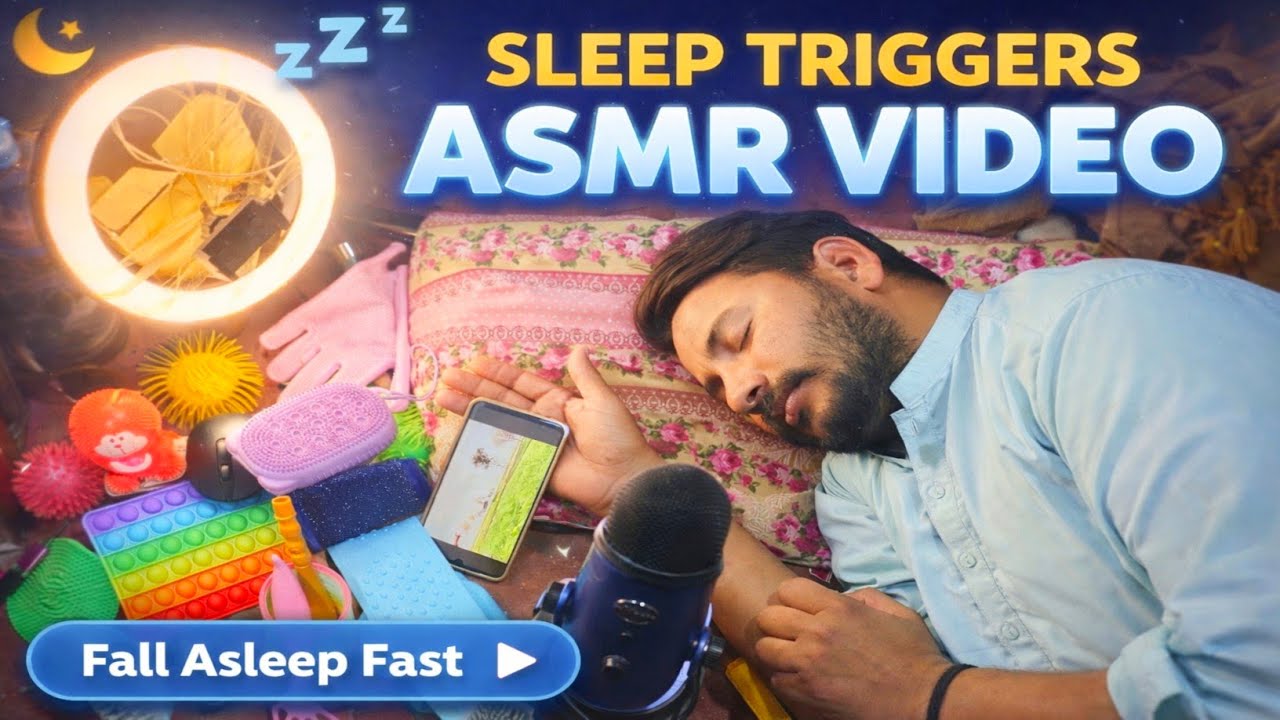 100 Triggers ASMR for Deep Sleep 😴 | No Talking | Relaxing Sounds