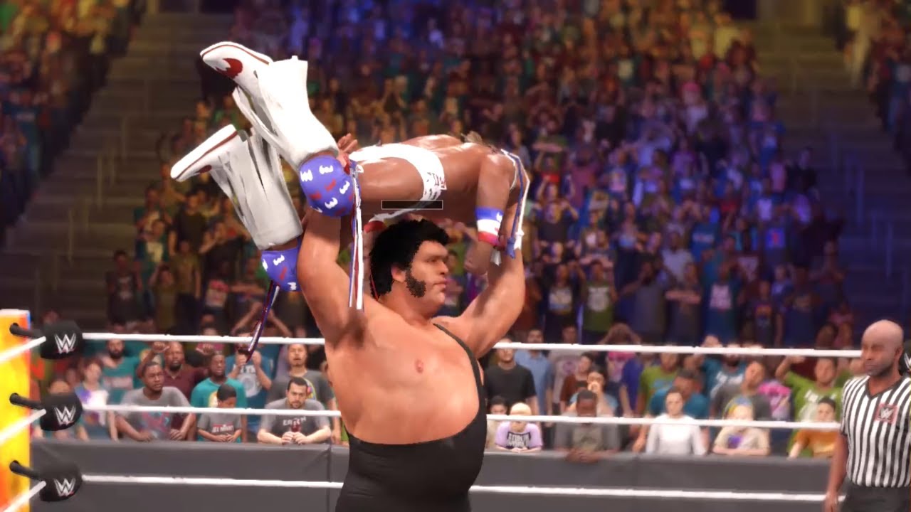 ULTIMATE WARRIOR vs ANDRE THE GIANT (Hardest Difficulty) WWE 2K22
