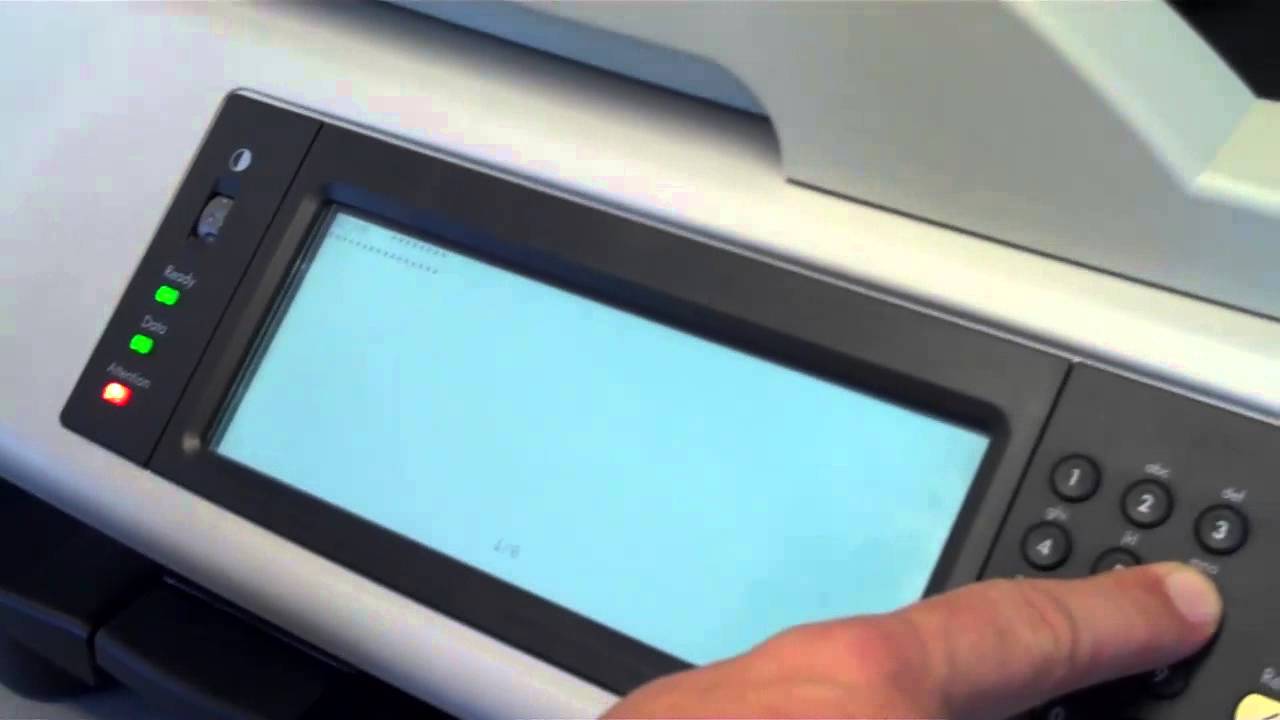 Cold Reset of HP MFP Devices