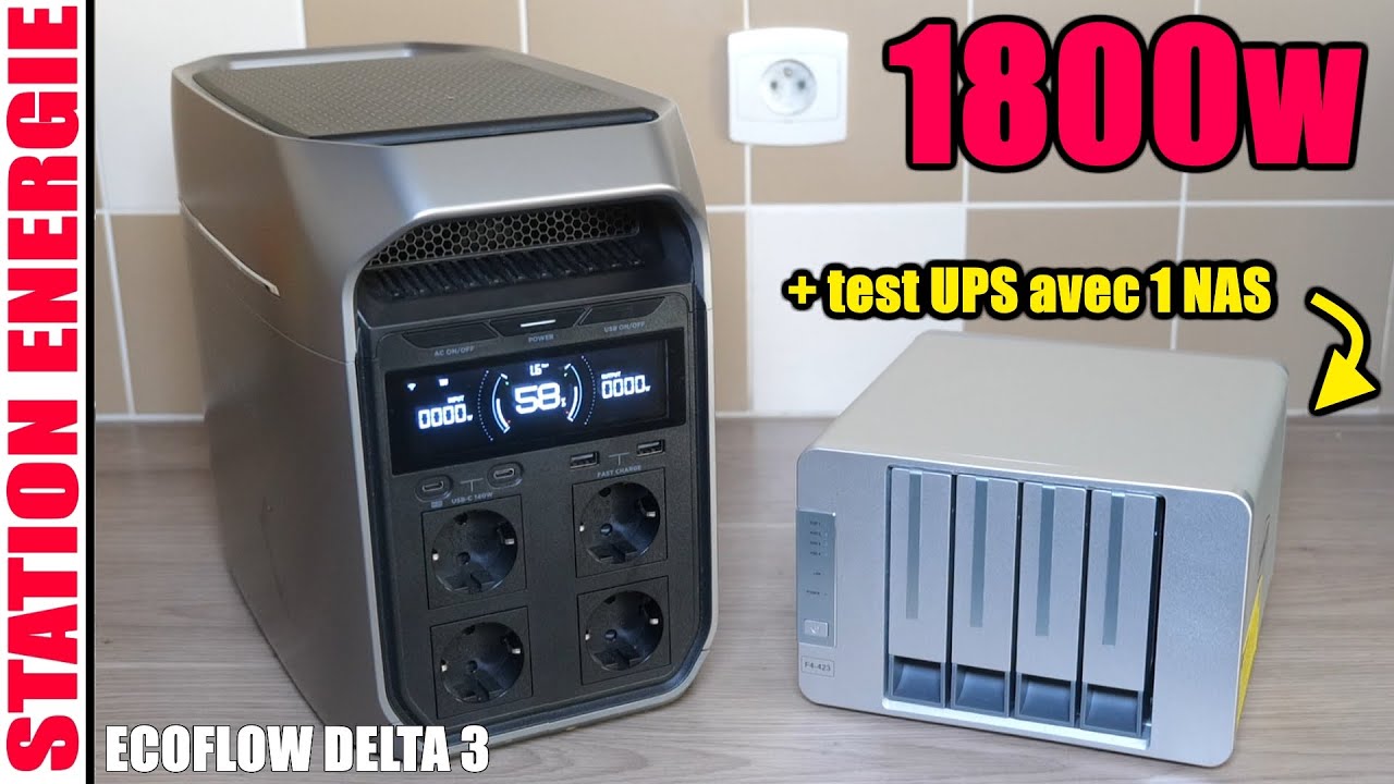 ECOFLOW DELTA 3 PLUS une station d'&eacute;nergie petite, performante et ultra silencieuse (offre de no&euml;l)