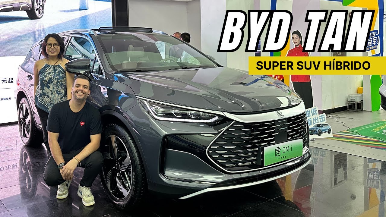 BYD TAN: SUV HÍBRIDO COM 7 LUGARES E 1200KM DE AUTONOMIA | Bacon Sushi