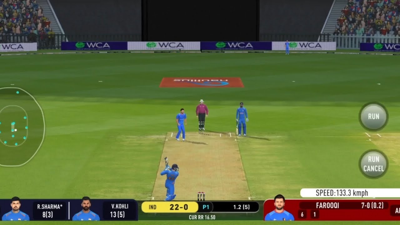 INDIA VS AFGANISTHAN | Real Cricket swipe #video #cricket #gaming #viratkohli #rohitsharma