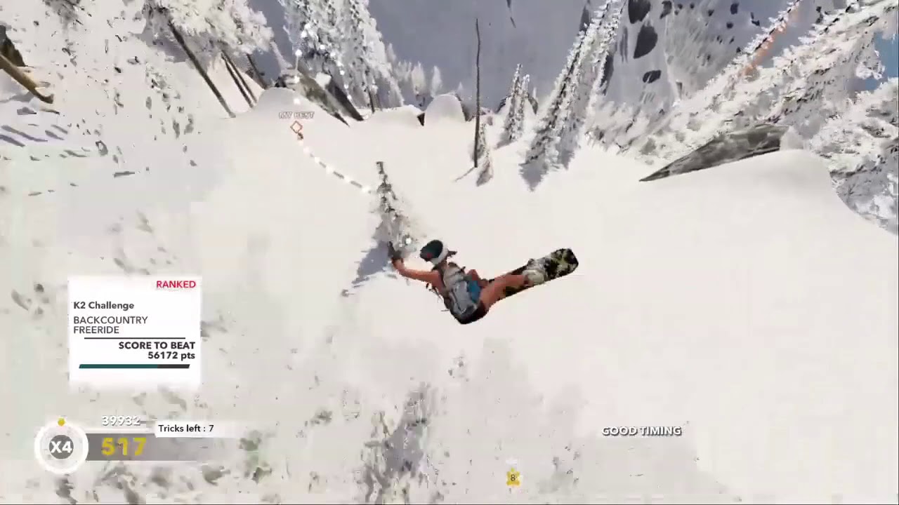 STEEP - K2 Challenge World Record Score 57,668