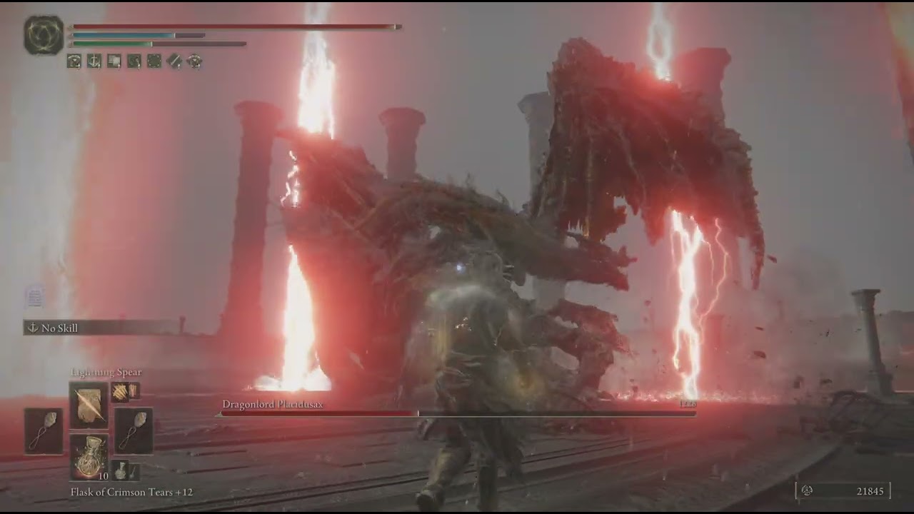 ELDEN RING - Dragonlord Placidusax NG+ lighting
