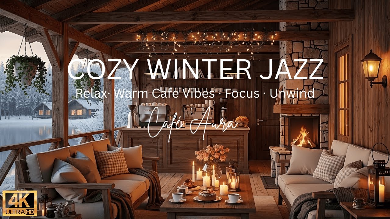 🎧 1. Cozy Cafe Jazz for Reading — Warm Coffee Shop Ambience & Soft Background Music