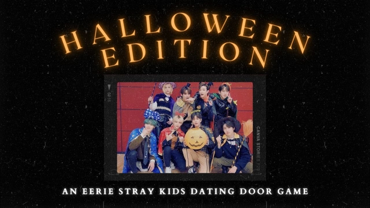 stray kids dating door game | halloween edition!