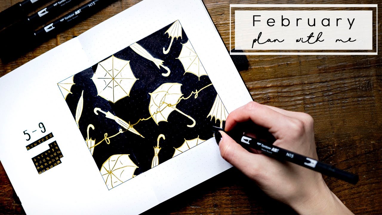 PLAN WITH ME | FEBRUARY 2020 Bullet Journal Setup