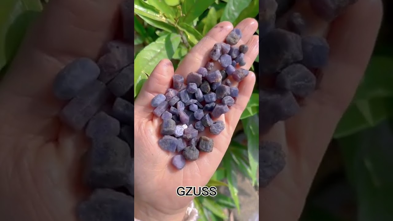 0.5-1cm Natural Blue Sapphire Stone Raw Stones