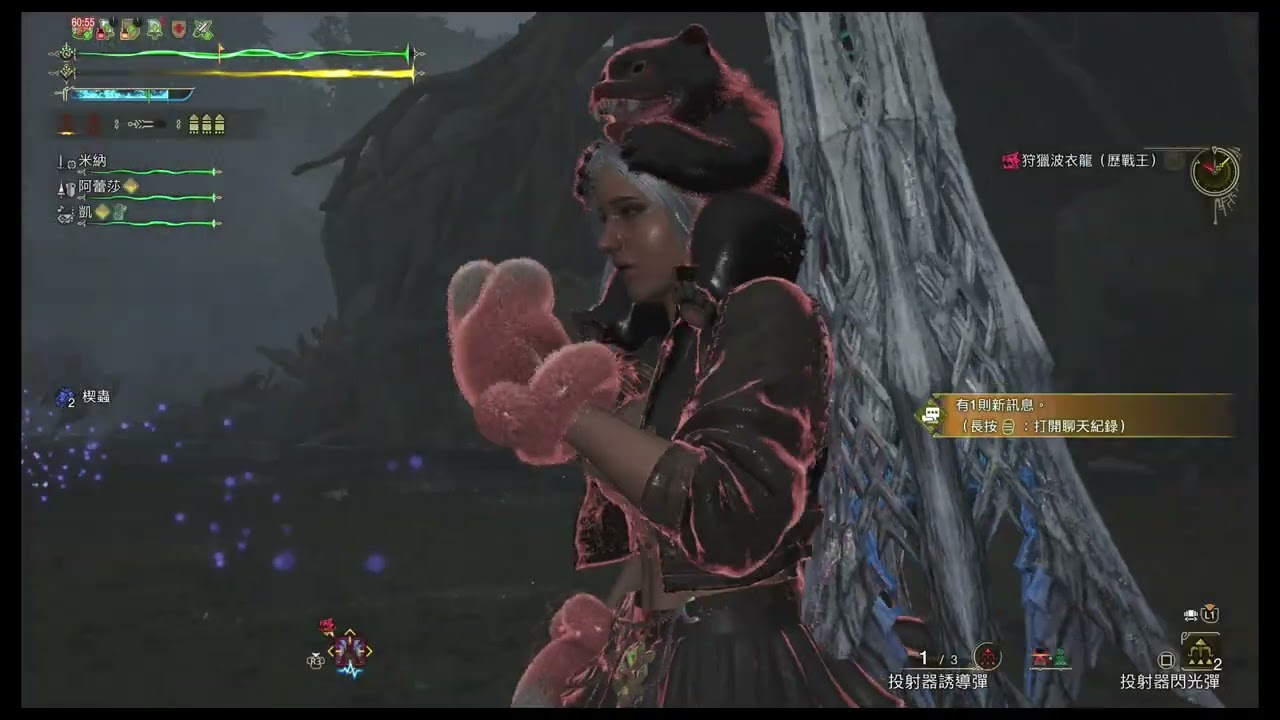 [MHWilds]魔物獵人荒野活動任務:銃槍★10 死亡之河看守者奉告 波衣龍 保命派打法   #mhw #魔物獵人