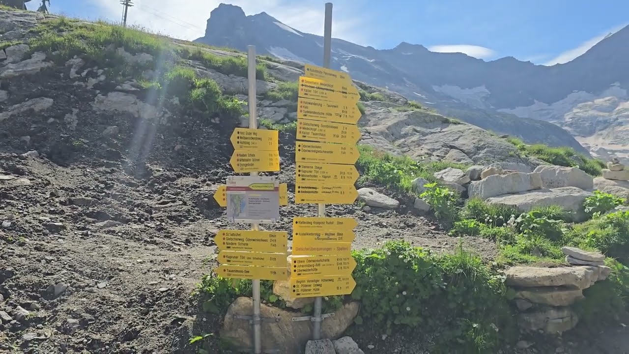 Gletscherwelt Weissee 26 juli 2024