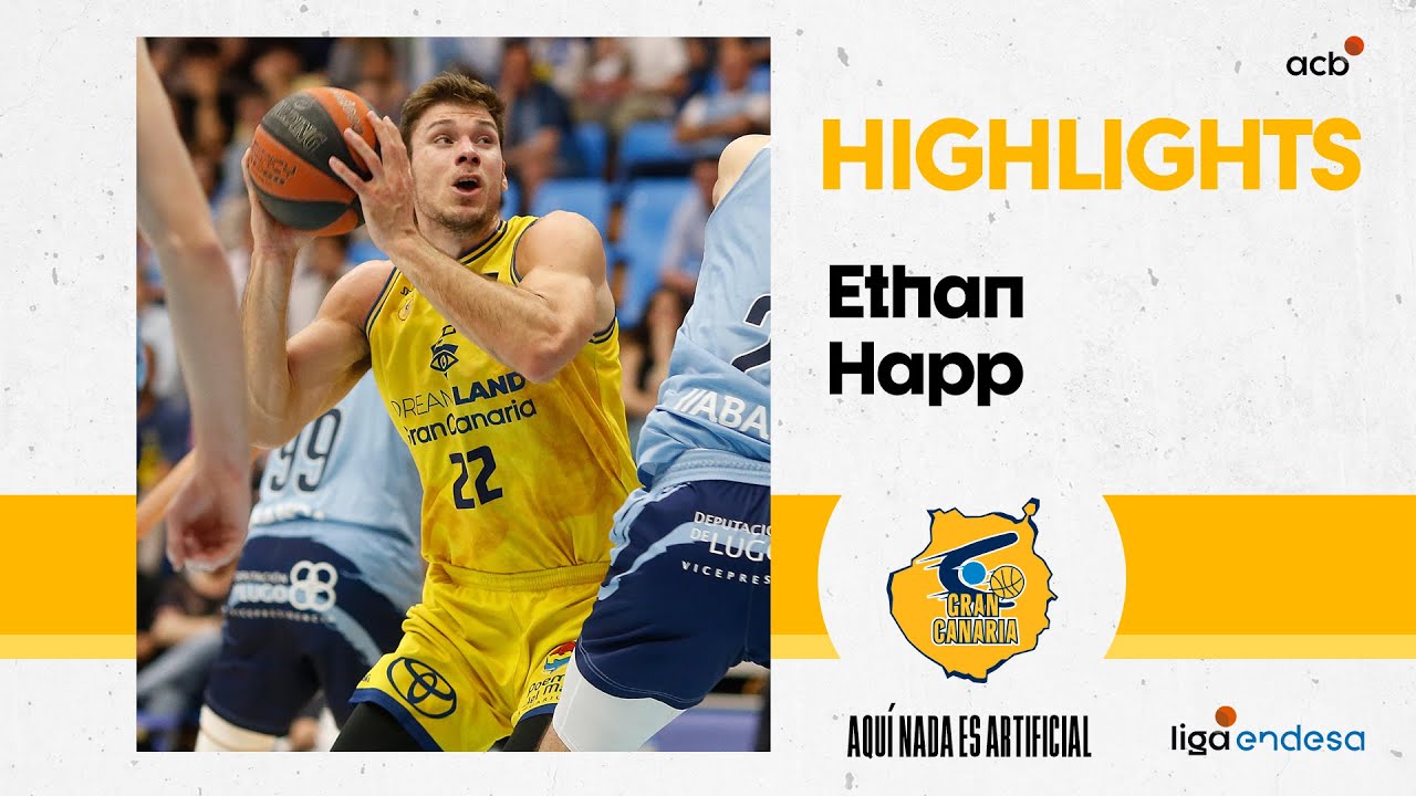 ETHAN HAPP domina la pintura en la victoria de Dreamland Gran Canaria | Liga Endesa 2023-24