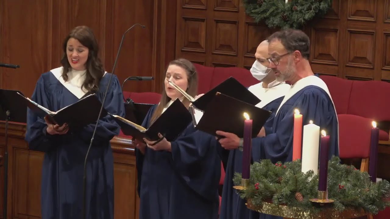 Quartet: O Magnum Mysterium. Bay Shore Church Christmas Eve 5pm Worship Service, December 24, 2024