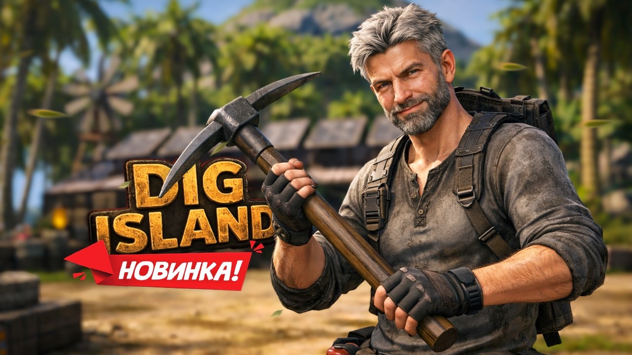 НОВИНКА! Dig Island - Выживай и копай!