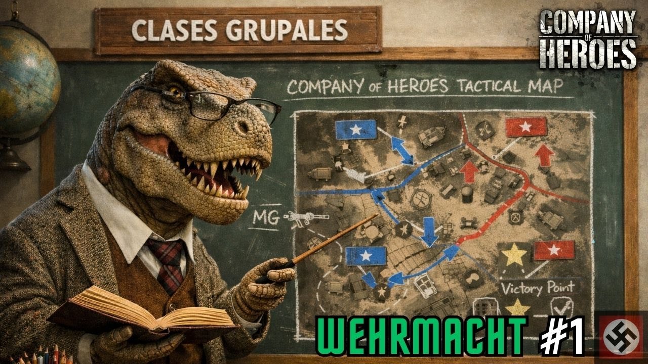 Clases grupales de COH: Wehrmacht #1 | #tutoriales #coaching #estrategia #aperturas