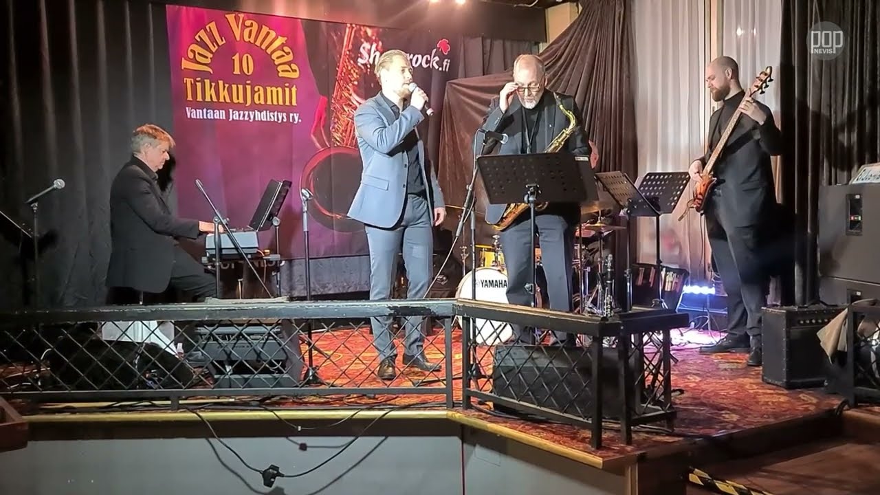 Fly Me To The Moon. Kimmo Lepp&auml;l&auml; Quartet feat. Alex Ikonen