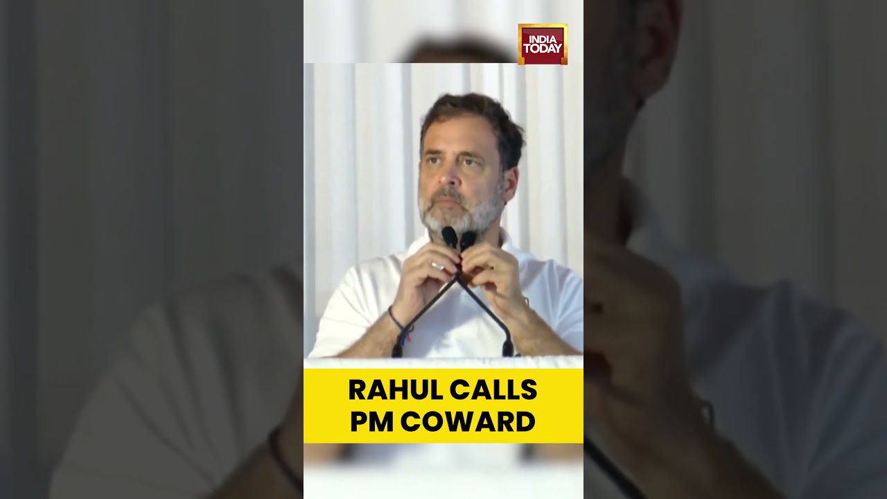 Rahul Gandhi Calls PM Modi &lsquo;Coward&rsquo; | Sharp Attack Ahead of Bihar Elections 2025