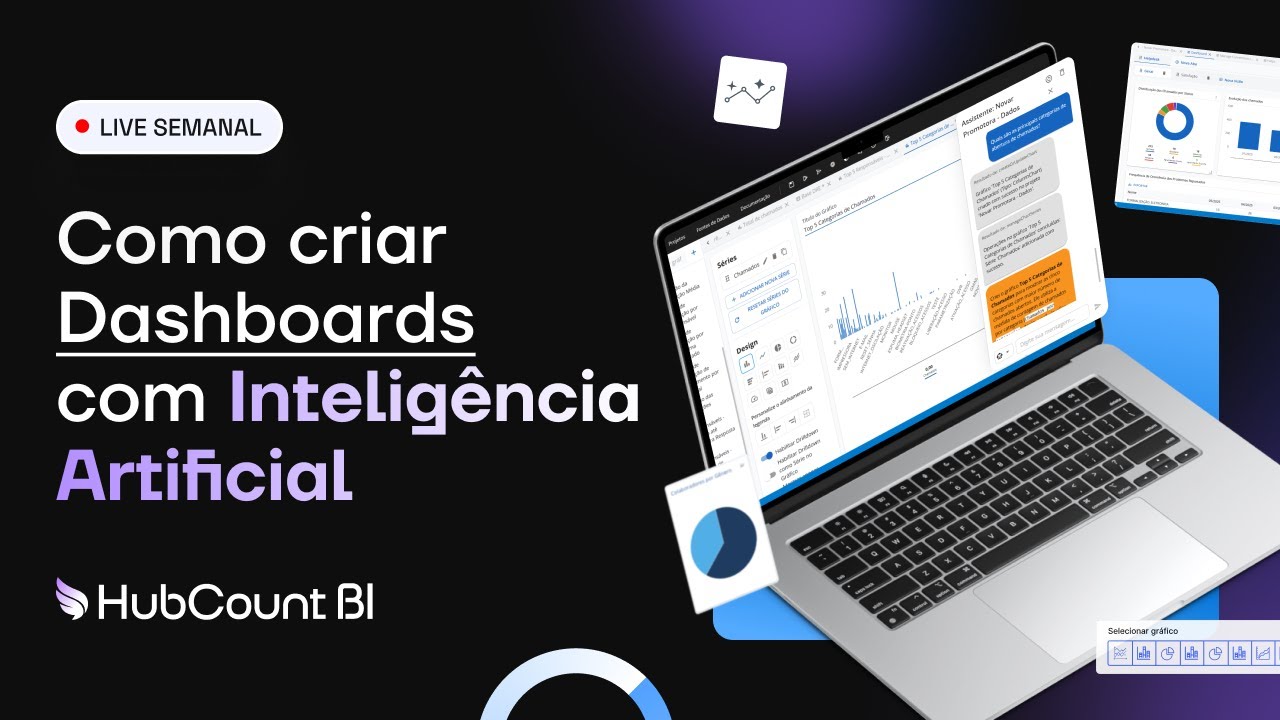 Como criar dashboards com Inteligência Artificial - AO VIVO