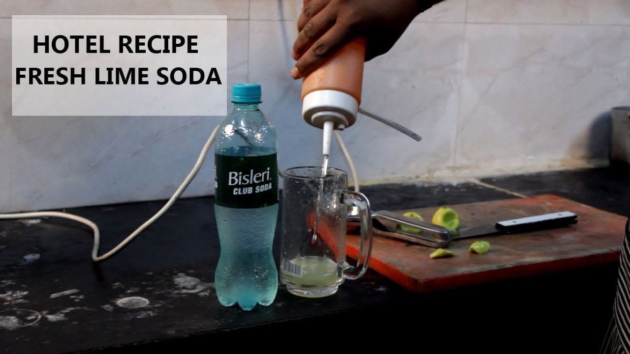 होटल का  लाइम सोडा - FRESH LIME SODA HOTEL RECIPE