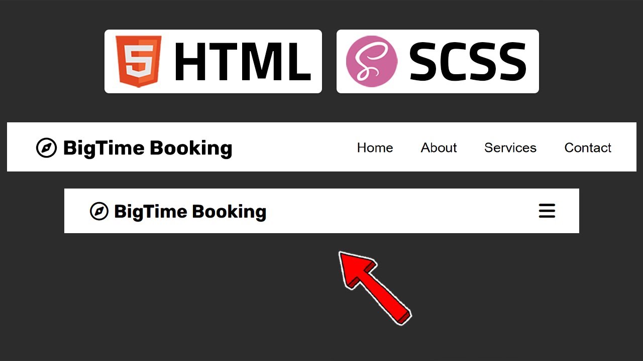 Как создать адаптивную панель навигации с помощью HTML, SCSS и JavaScript — руководство для начин...