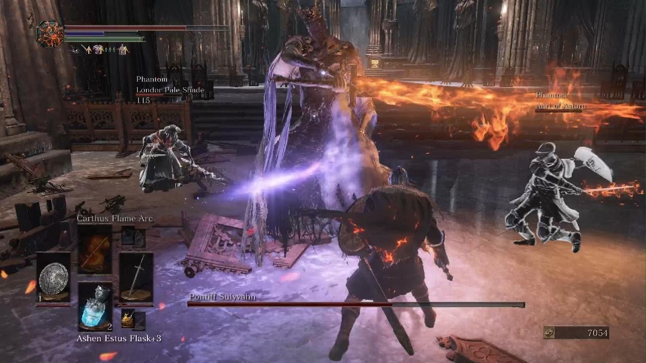 DARK SOULS 3-Pontiff Sulyvahn Boss Fight