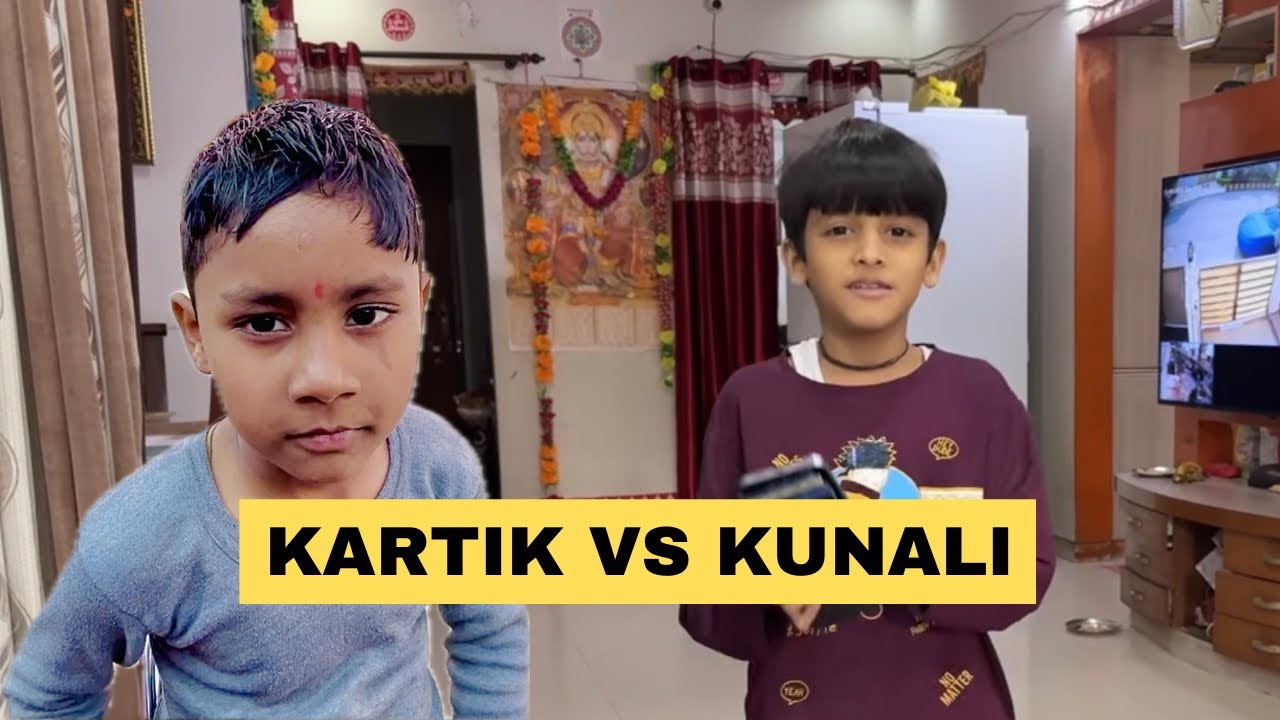 KARTIK VS KUNALI 😂 #vlog46 