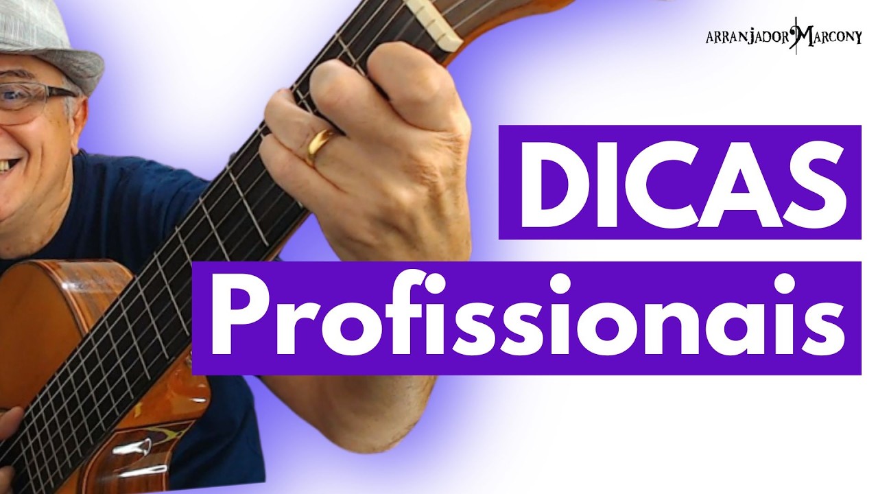 DICAS E MACETES NO VIOLÃO - Estilo Profissional - Assim qualquer música FICA TOP Arranjador Marcony