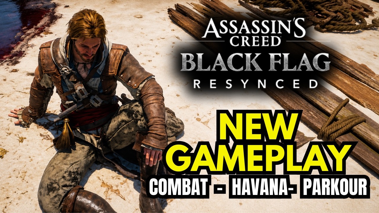 Assassin's Creed Black Flag Resynced NEW Gameplay - Hideout, Officer Perks, Havana & More