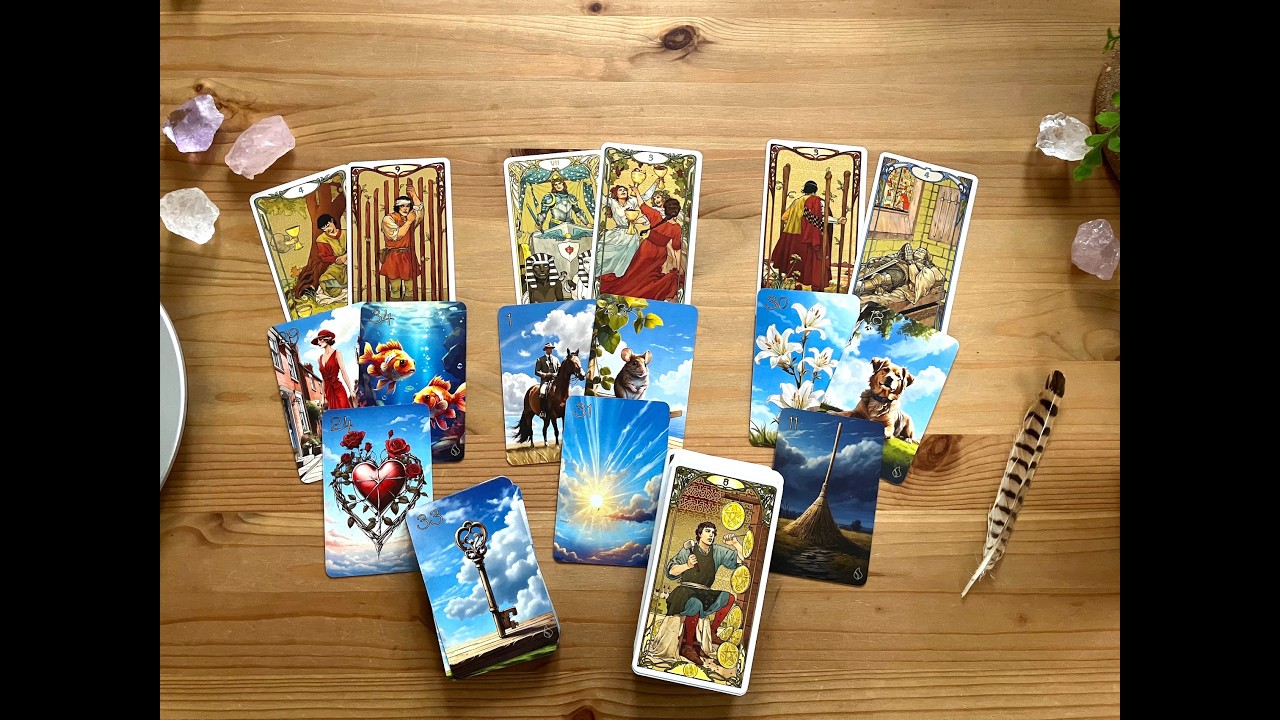 #Orakel | Was war, was ist, was kommt? Du richtest dich komplett neu aus ✨ #tarot #lenormand