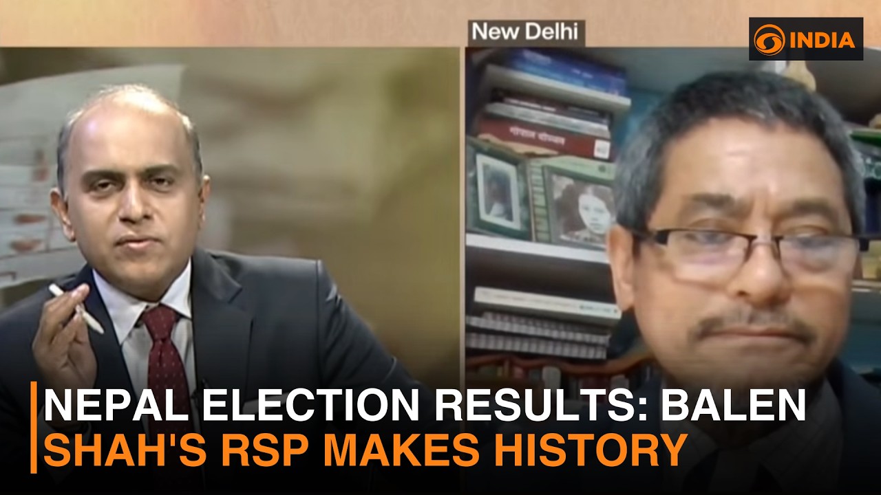 Discussion on Nepal election results with insights from Prof. Mahendra Lama, SIS, JNU